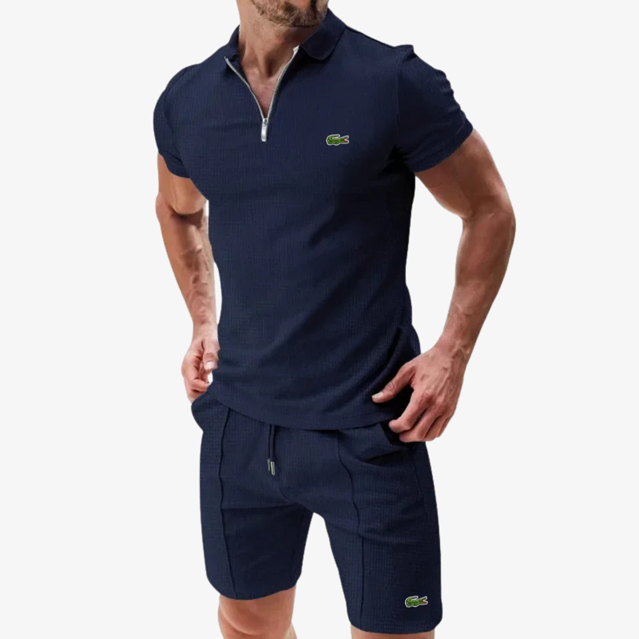 Ensemble Polo Zippé & Short - DÉSTOCKAGE