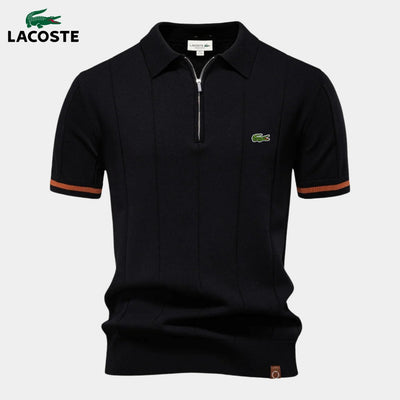 Half-Sleeve Zip Polo || CLEARANCE PRICE