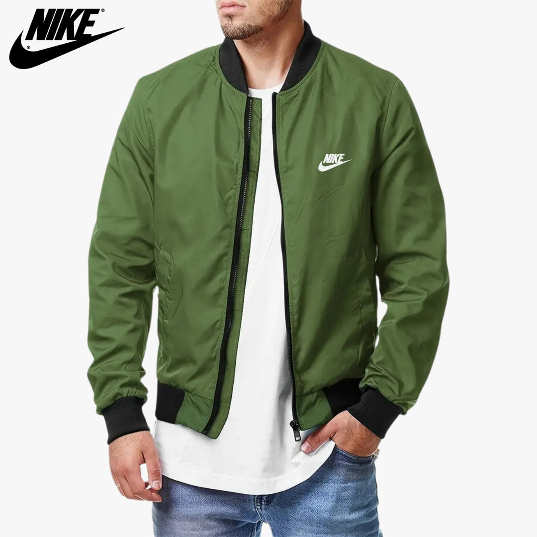 Streetwear-Style Zip Bomber Jacket || CLEARANCE PRICE