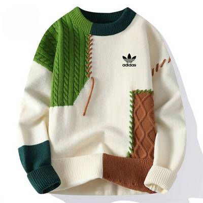 Casual Patchwork Sweater - CLEARANCE PRICE