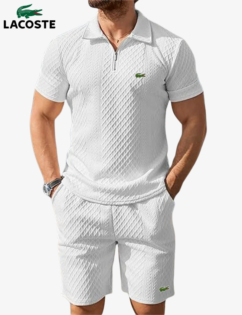 Set Polo Zippé & Short || DÉSTOCKAGE