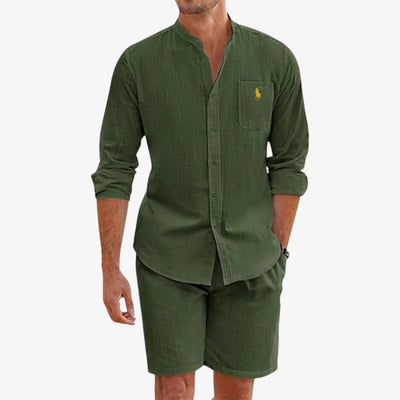 Elegant Shirt & Shorts Set - CLEARANCE SALE
