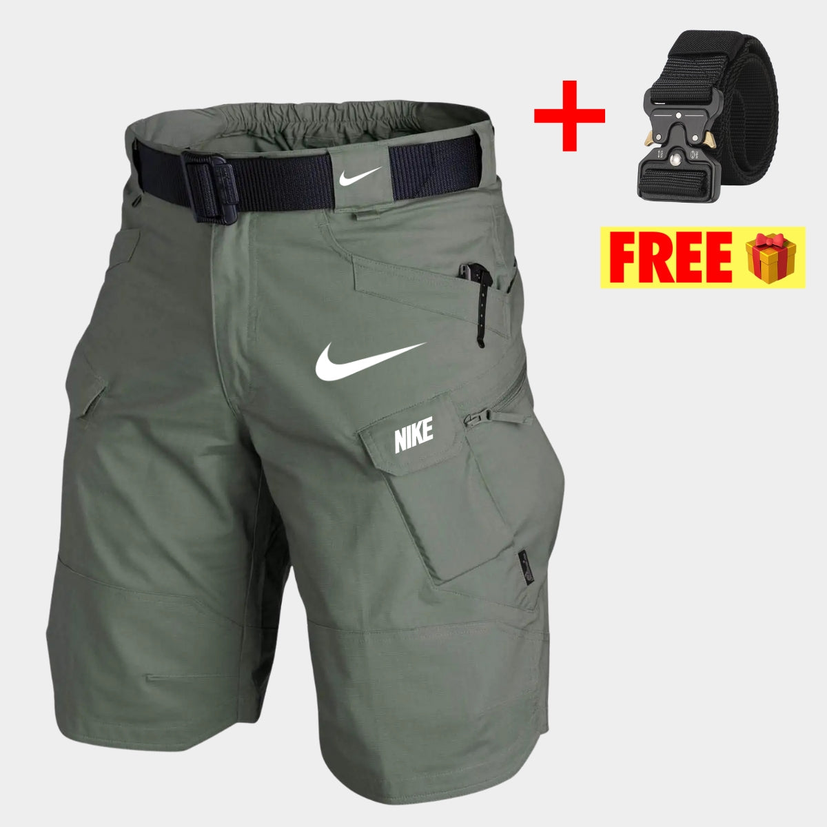 Tactical Cargo Shorts + Free Belt — CLEARANCE PRICE