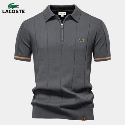 Half-Sleeve Zip Polo || CLEARANCE PRICE