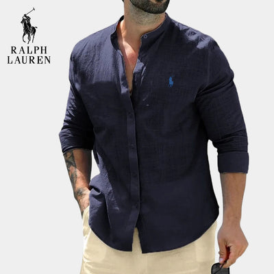 Elegant Mandarin Collar Shirt || CLEARANCE PRICE LO
