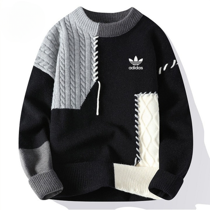 Casual Patchwork Sweater - CLEARANCE PRICE