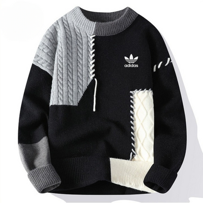 Casual Patchwork Sweater - CLEARANCE PRICE