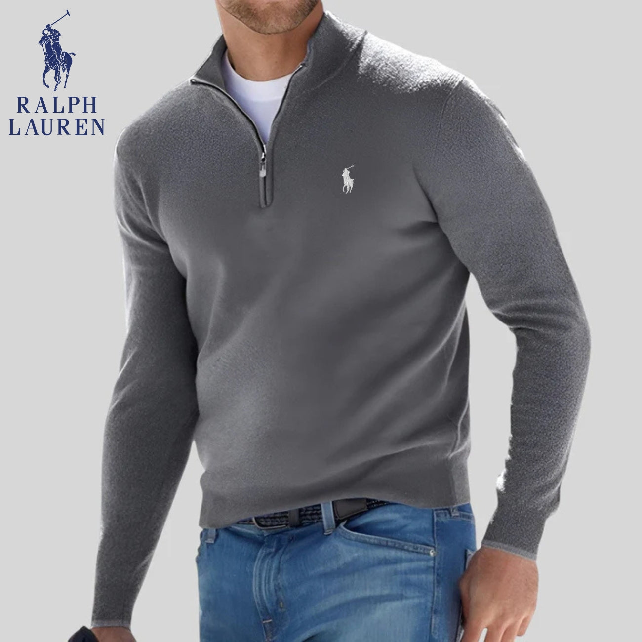 Half-Zipped Sweater - CLEARANCE SALE -