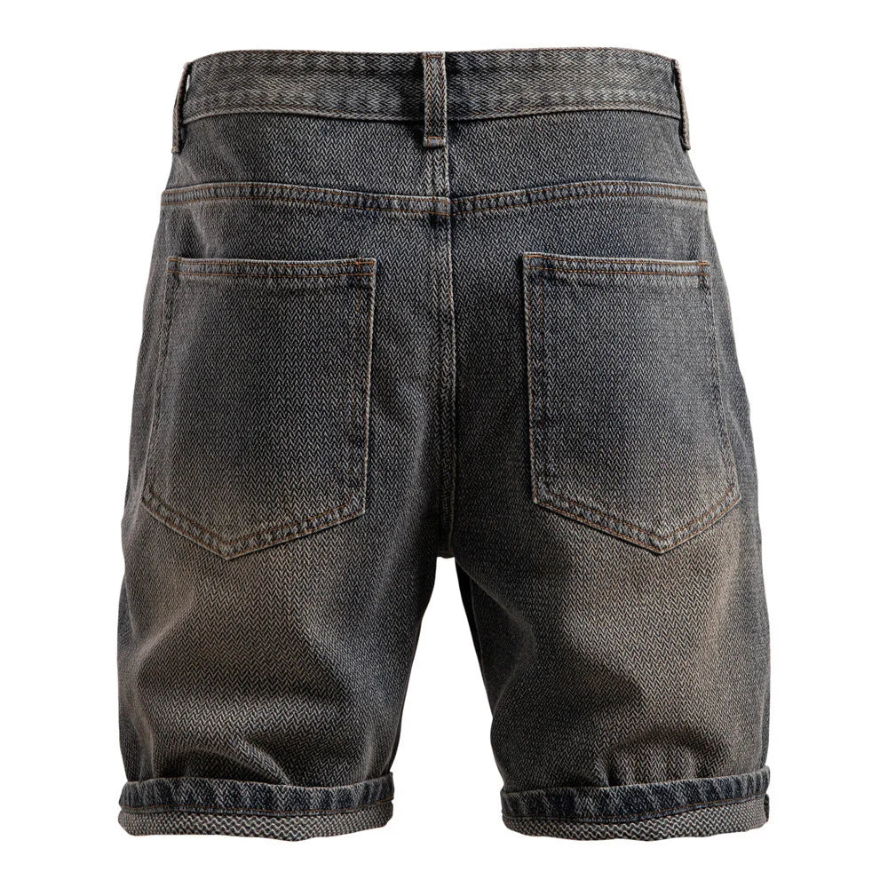 Men's casual denim shorts