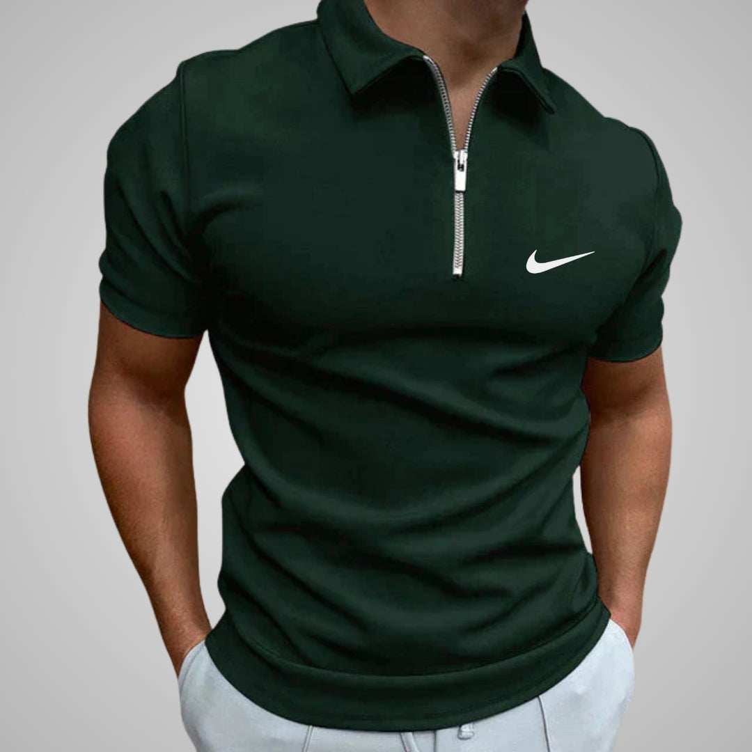 Casual Zip Polo - CLEARANCE PRICE