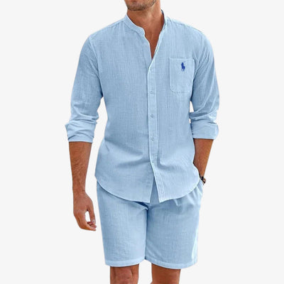 Elegant Shirt & Shorts Set - CLEARANCE SALE
