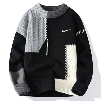 Casual Patchwork Sweater - CLEARANCE PRICE