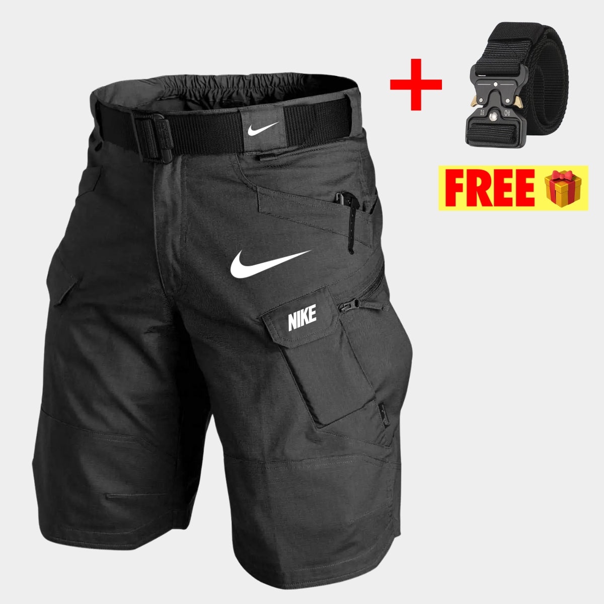 Tactical Cargo Shorts + Free Belt — CLEARANCE PRICE