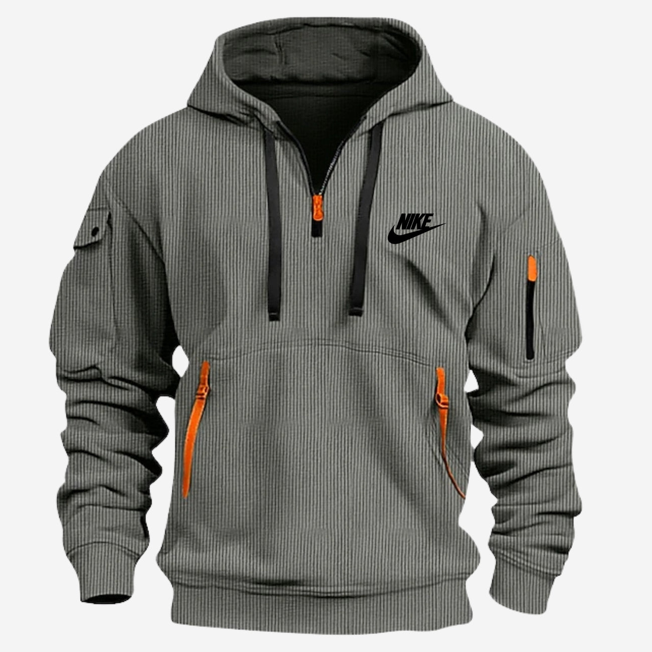 Multi Pocket Zip Hoodie - CLEARANCE SALE