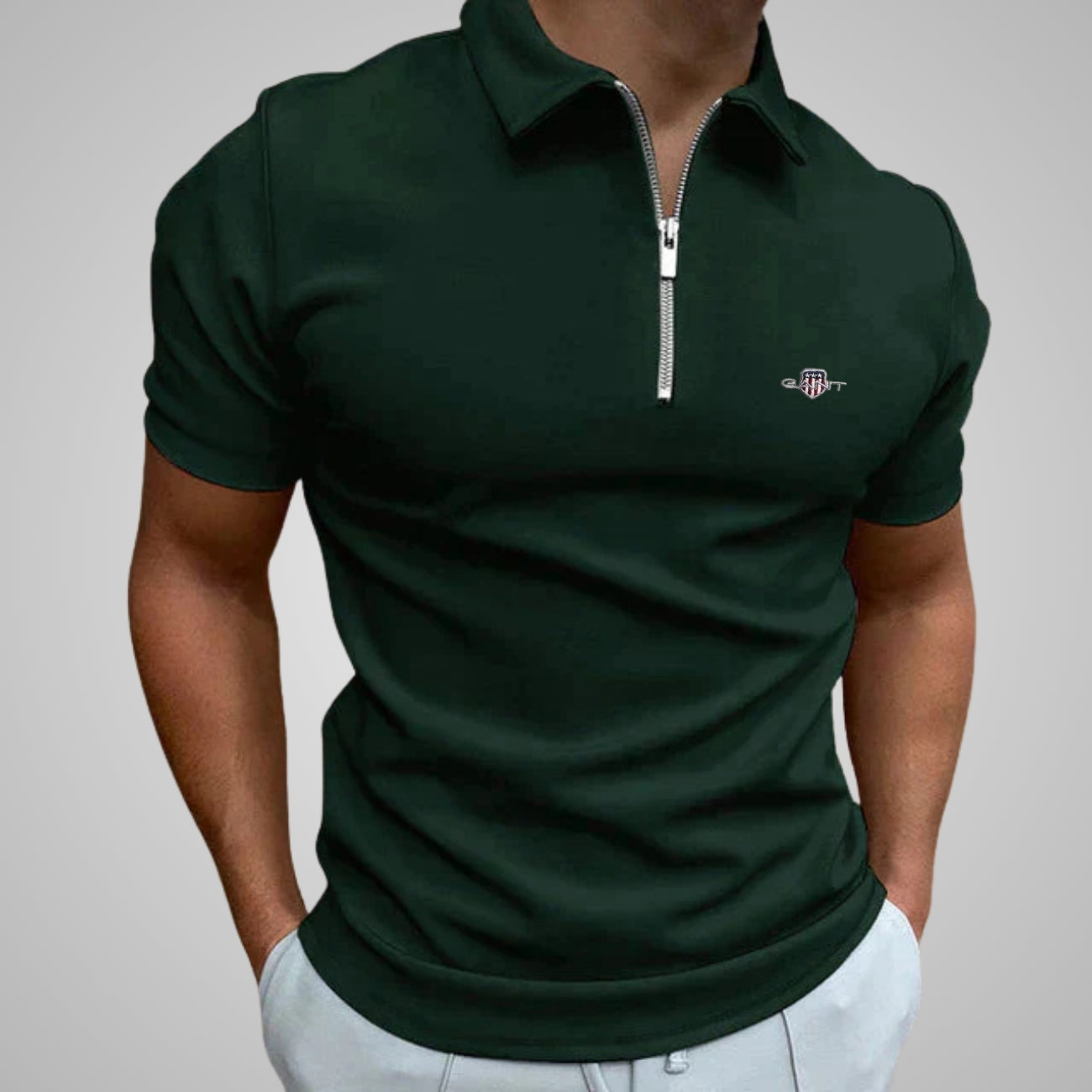Casual Zip Polo - CLEARANCE SALE