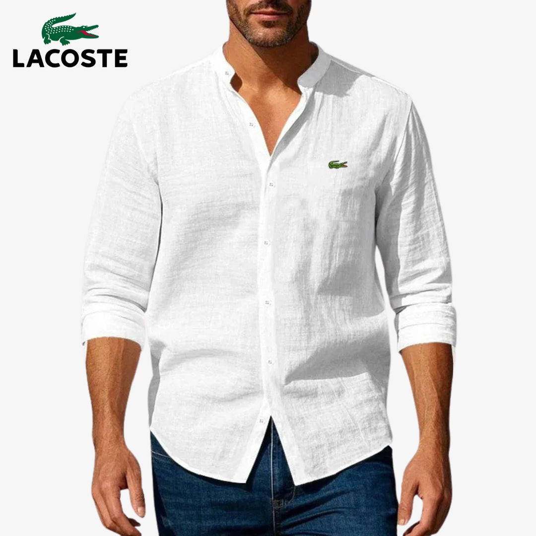 Elegant Mandarin Collar Shirt || CLEARANCE SALE