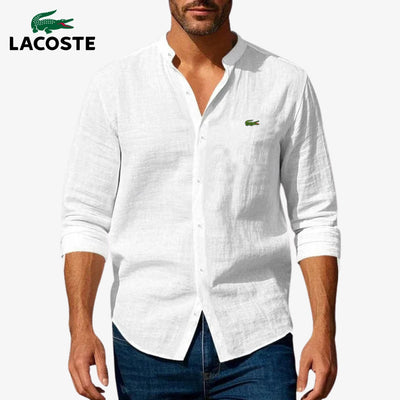 Elegant Mandarin Collar Shirt || CLEARANCE SALE