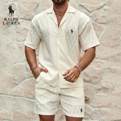 Textured Summer Set – Shirt & Shorts || CLEARANCE SALE