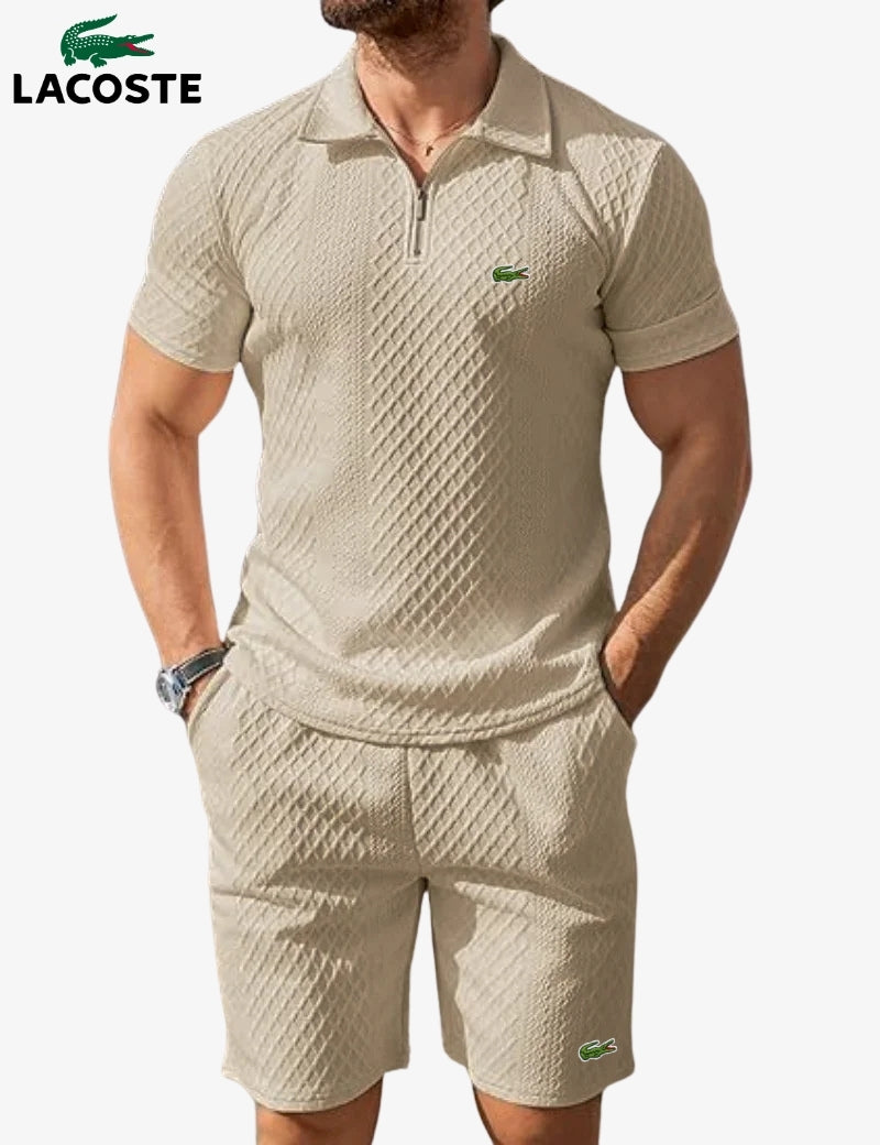 Set Polo Zippé & Short || DÉSTOCKAGE