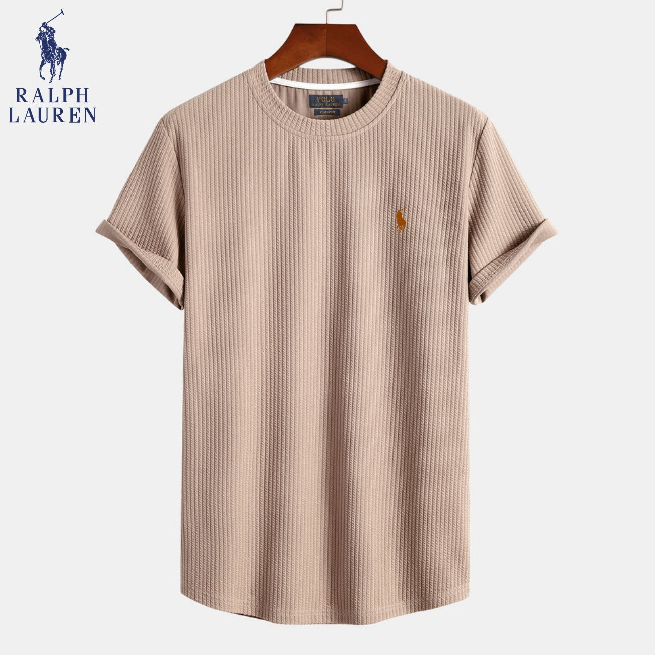 Ꮢalph Ꮮauren || Crew Neck T-shirt