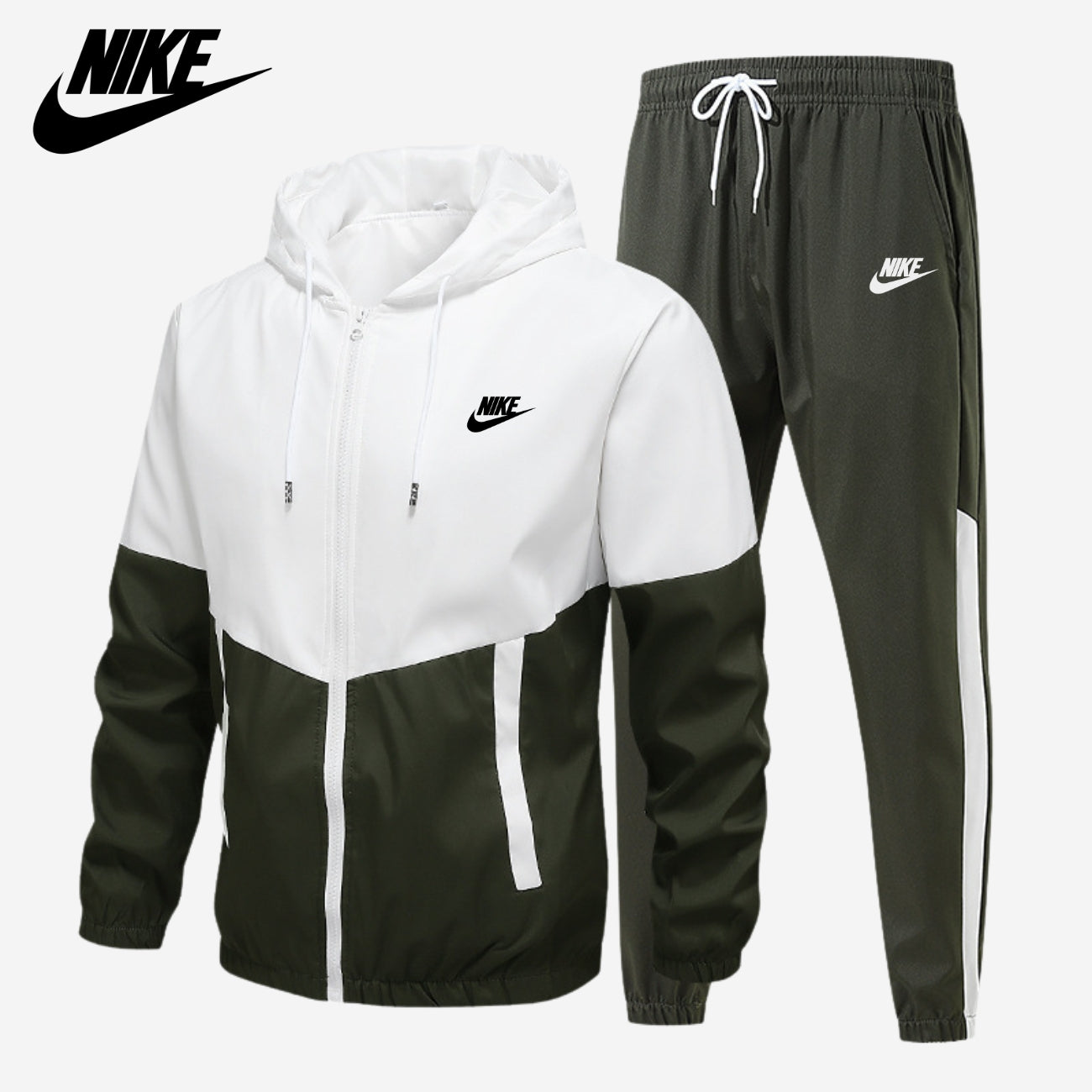 Monochrome Zip-Up Set || CLEARANCE PRICE