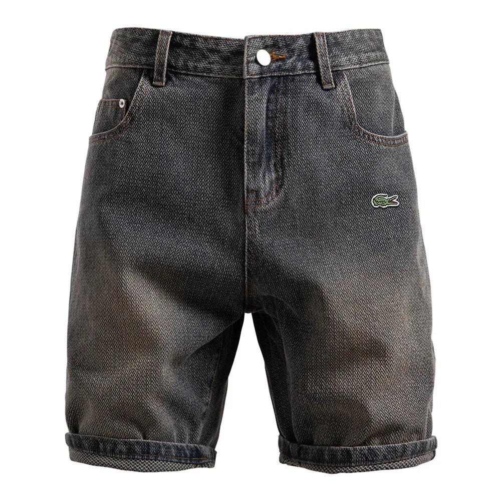 Men's casual denim shorts