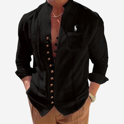 Casual Button-Up Shirt - CLEARANCE PRICE