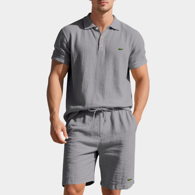 Casual Polo & Shorts Set - CLEARANCE SALE