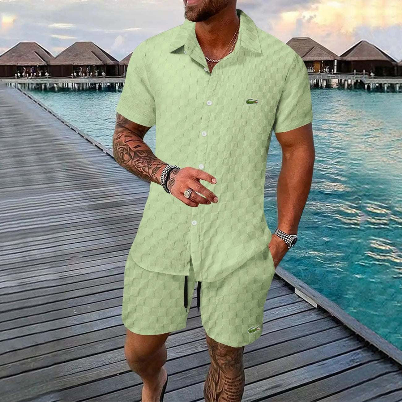 Men's Summer Set (Shirt & Shorts) - CLEARANCE SALE