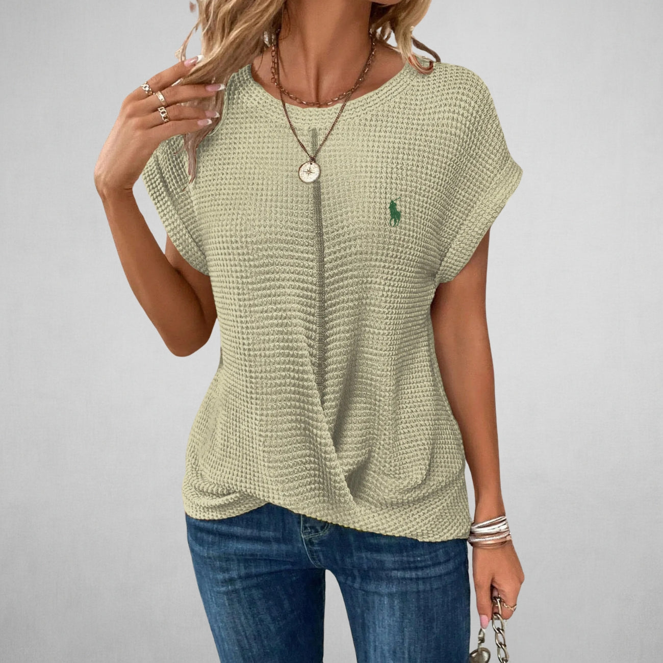 Casual Textured T-Shirt — CLEARANCE SALE