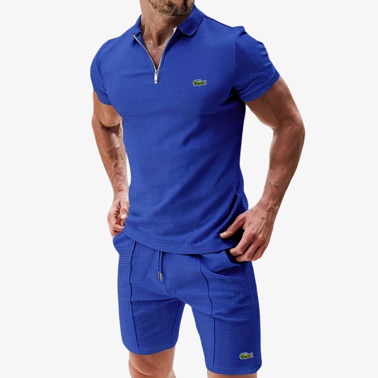 Ensemble Polo Zippé & Short - DÉSTOCKAGE