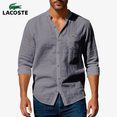 Elegant Mandarin Collar Shirt || CLEARANCE SALE