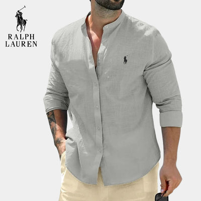 Elegant Mandarin Collar Shirt || CLEARANCE PRICE LO