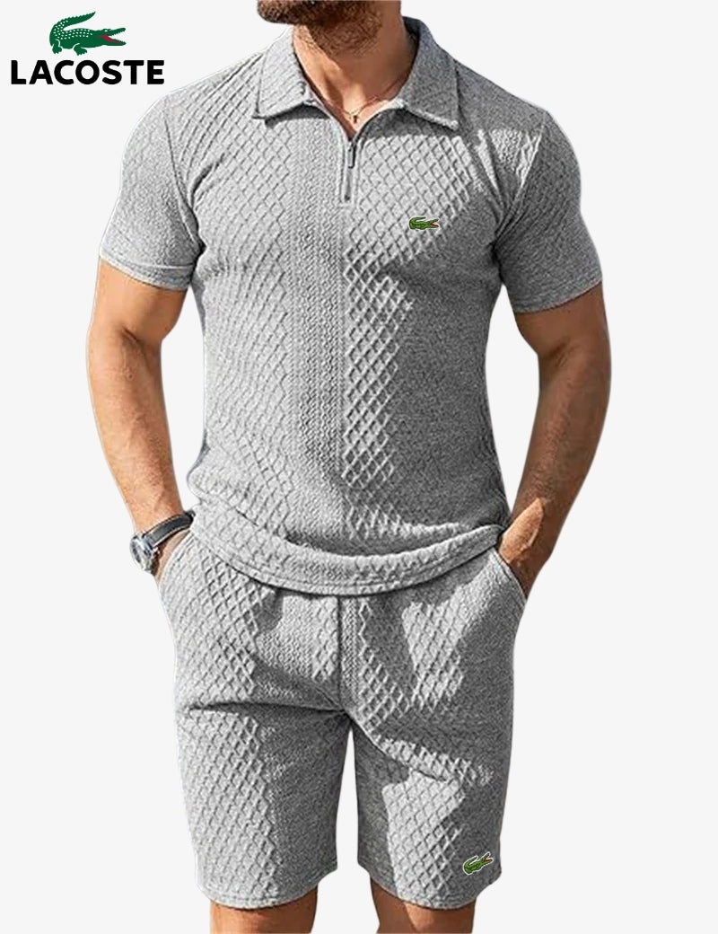 Set Polo Zippé & Short || DÉSTOCKAGE