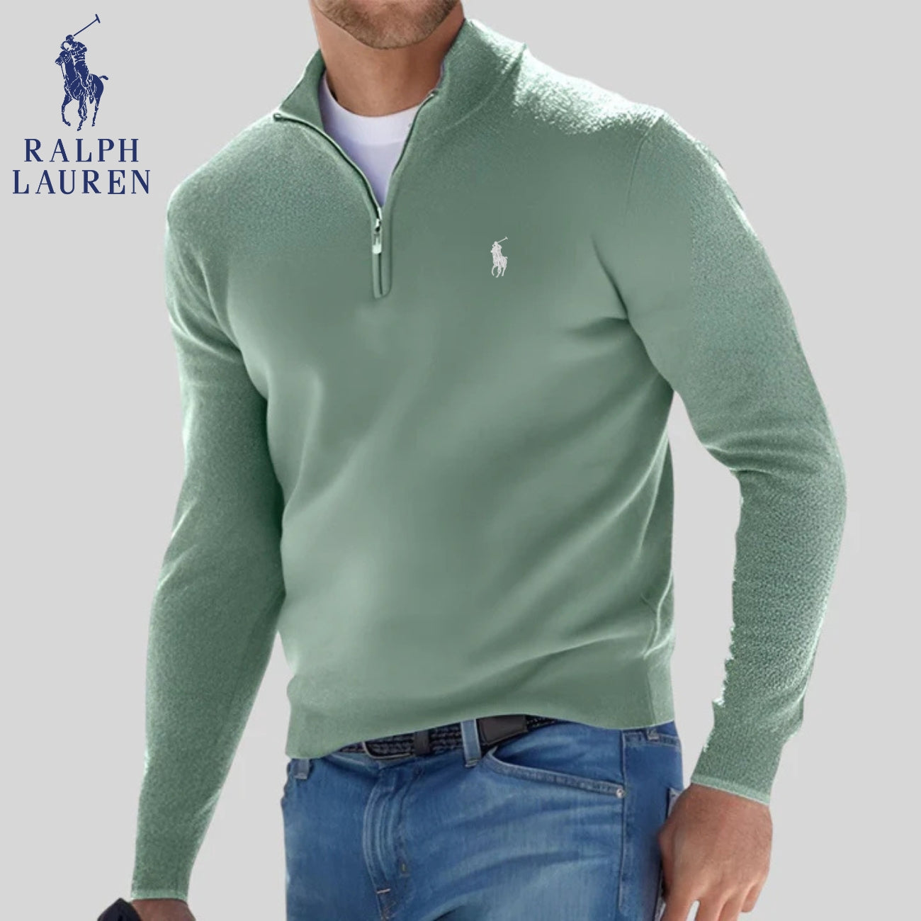 Half-Zipped Sweater - CLEARANCE SALE -