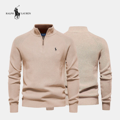 Zip Collar Sweater R&L || Clearance Sale