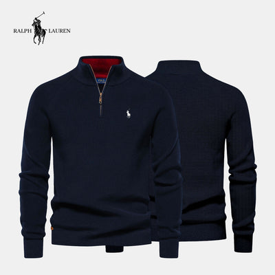 Zip Collar Sweater R&L || Clearance Sale