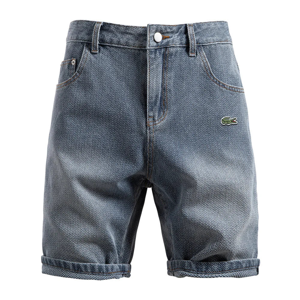 Men's casual denim shorts