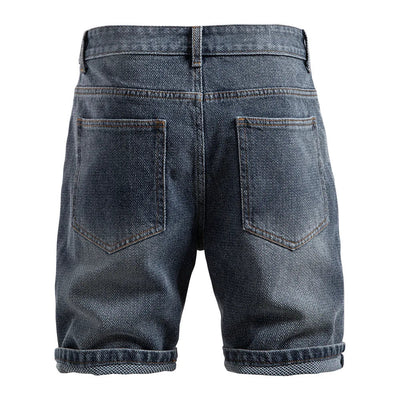 Men's casual denim shorts