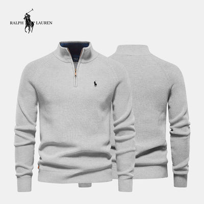 Zip Collar Sweater R&L || Clearance Sale